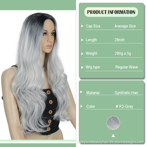body wave Synthetic Hair Wigs Long wave wigs